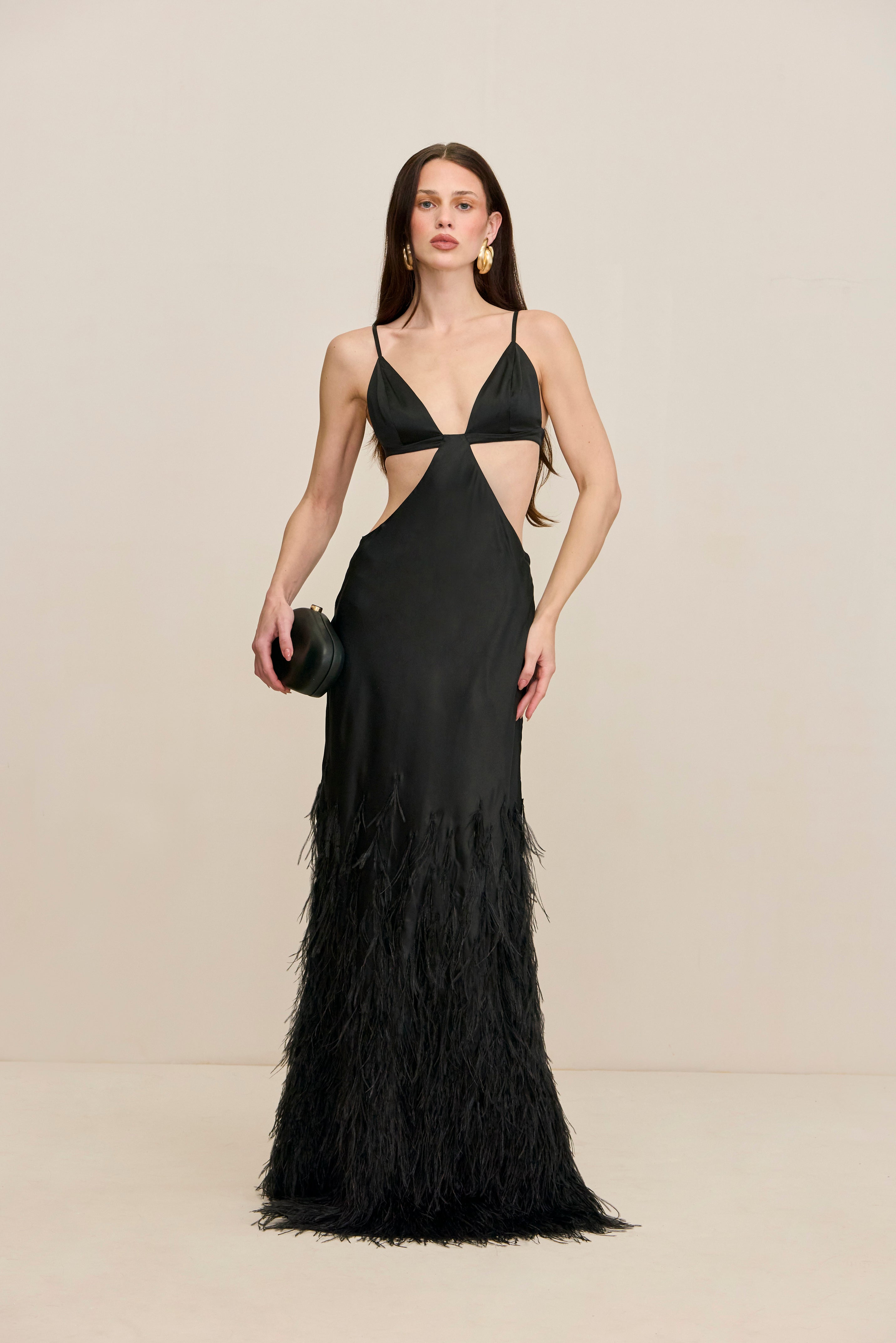 RAISA GOWN - BLACK
