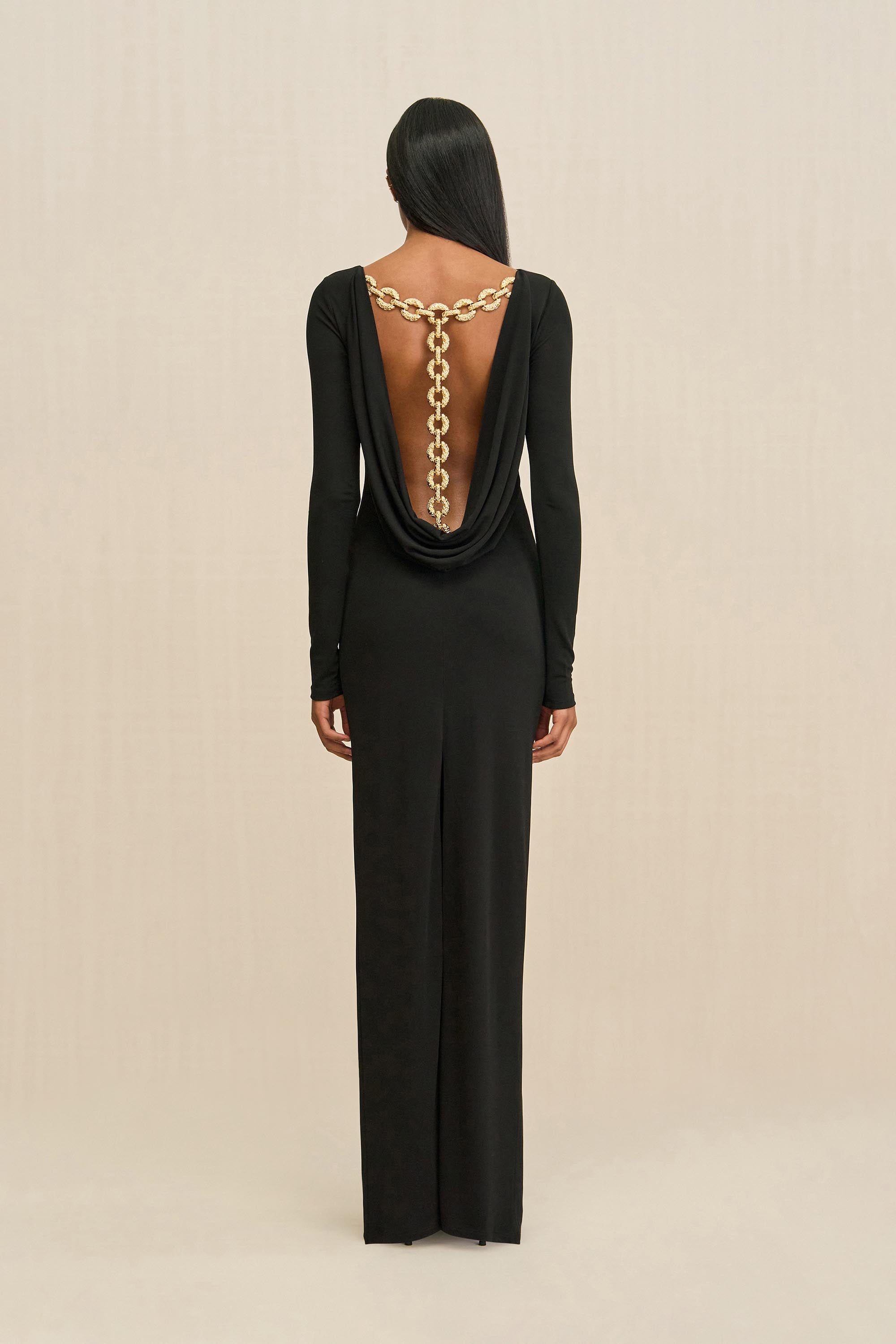ROZALIA GOWN - BLACK