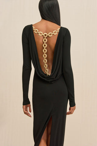 ROZALIA GOWN - BLACK
