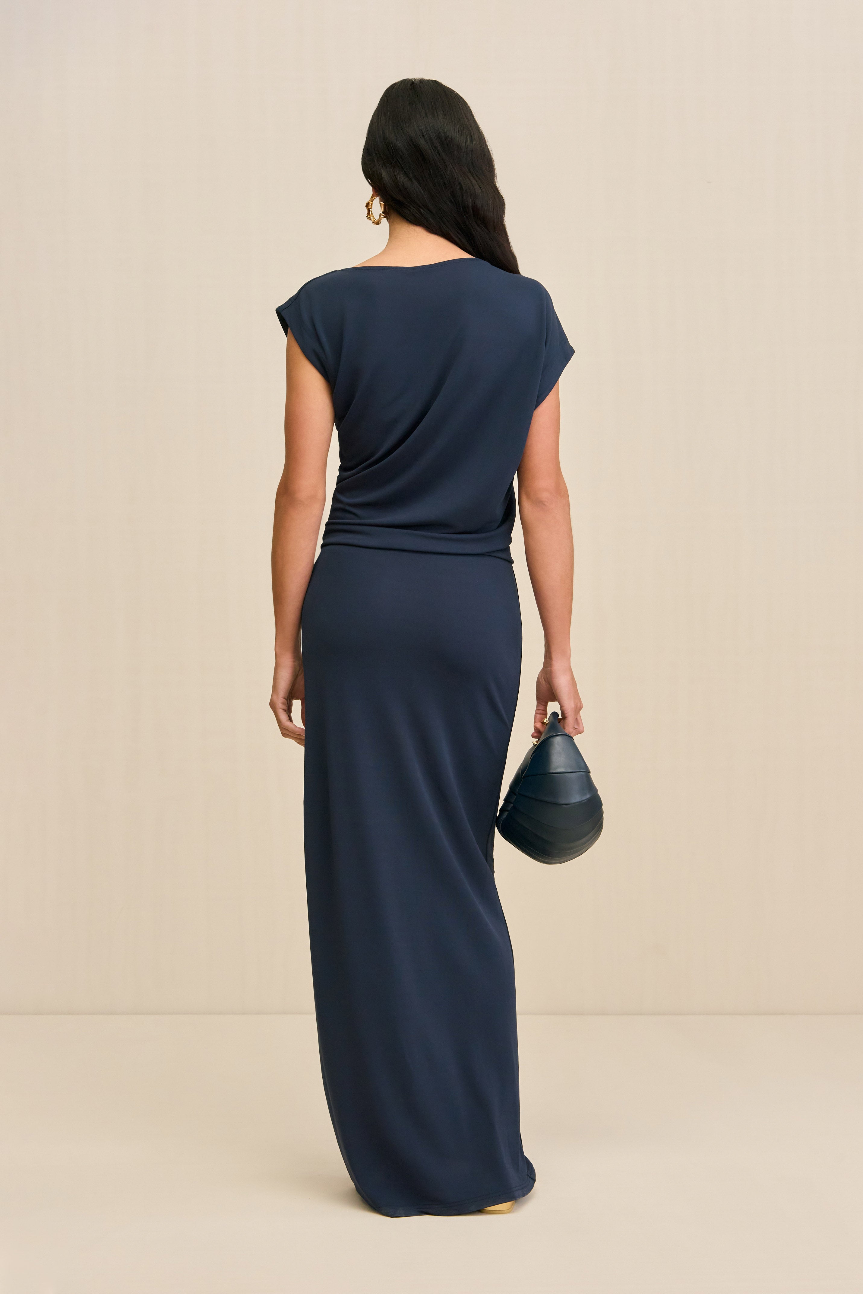 JONA DRESS - DEEP LAKE