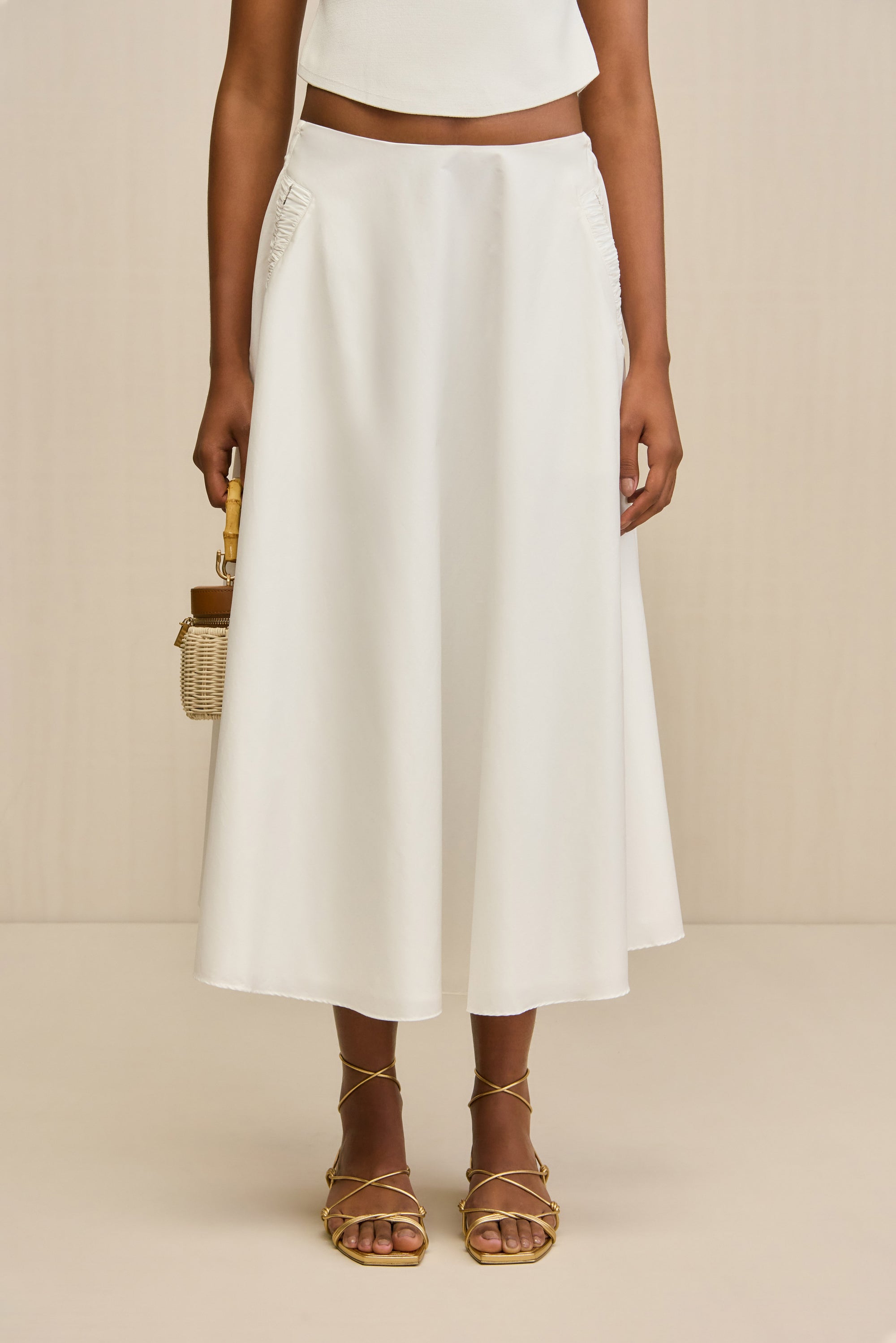 ELY SKIRT - OFF WHITE