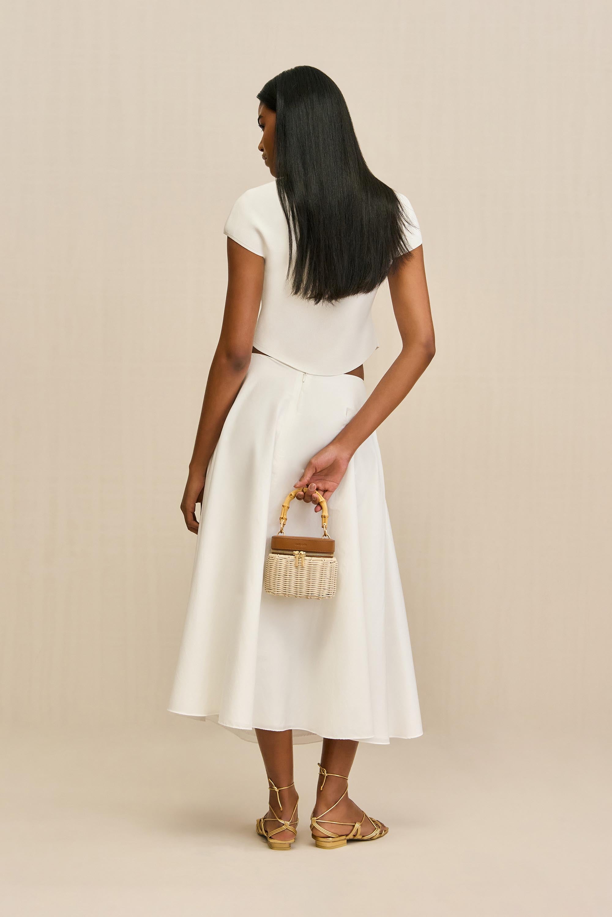 ELY SKIRT - OFF WHITE