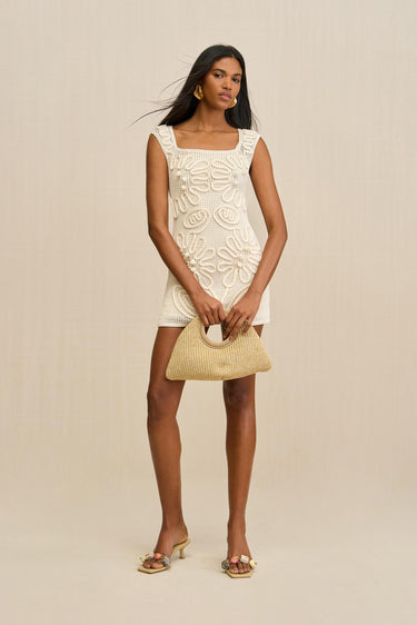 CHIMI KNIT DRESS - OFF WHITE | CHIMI KNIT DRESS - OFF WHITE | Secondary image