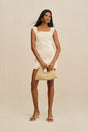 CHIMI KNIT DRESS - OFF WHITE