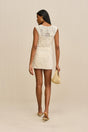 CHIMI KNIT DRESS - OFF WHITE