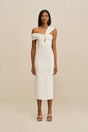 DAWNETTE KNIT DRESS - OFF WHITE