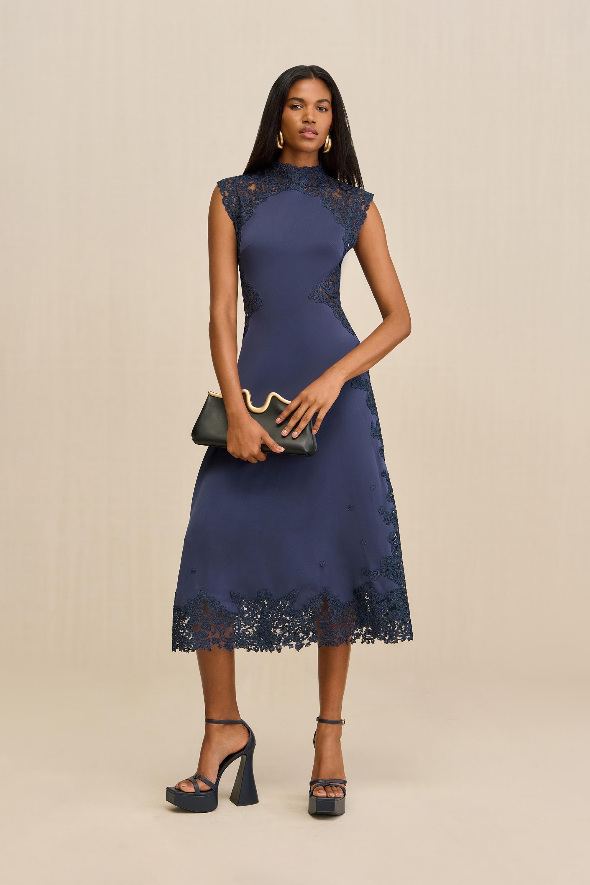 ANIMA DRESS - DEEP LAKE