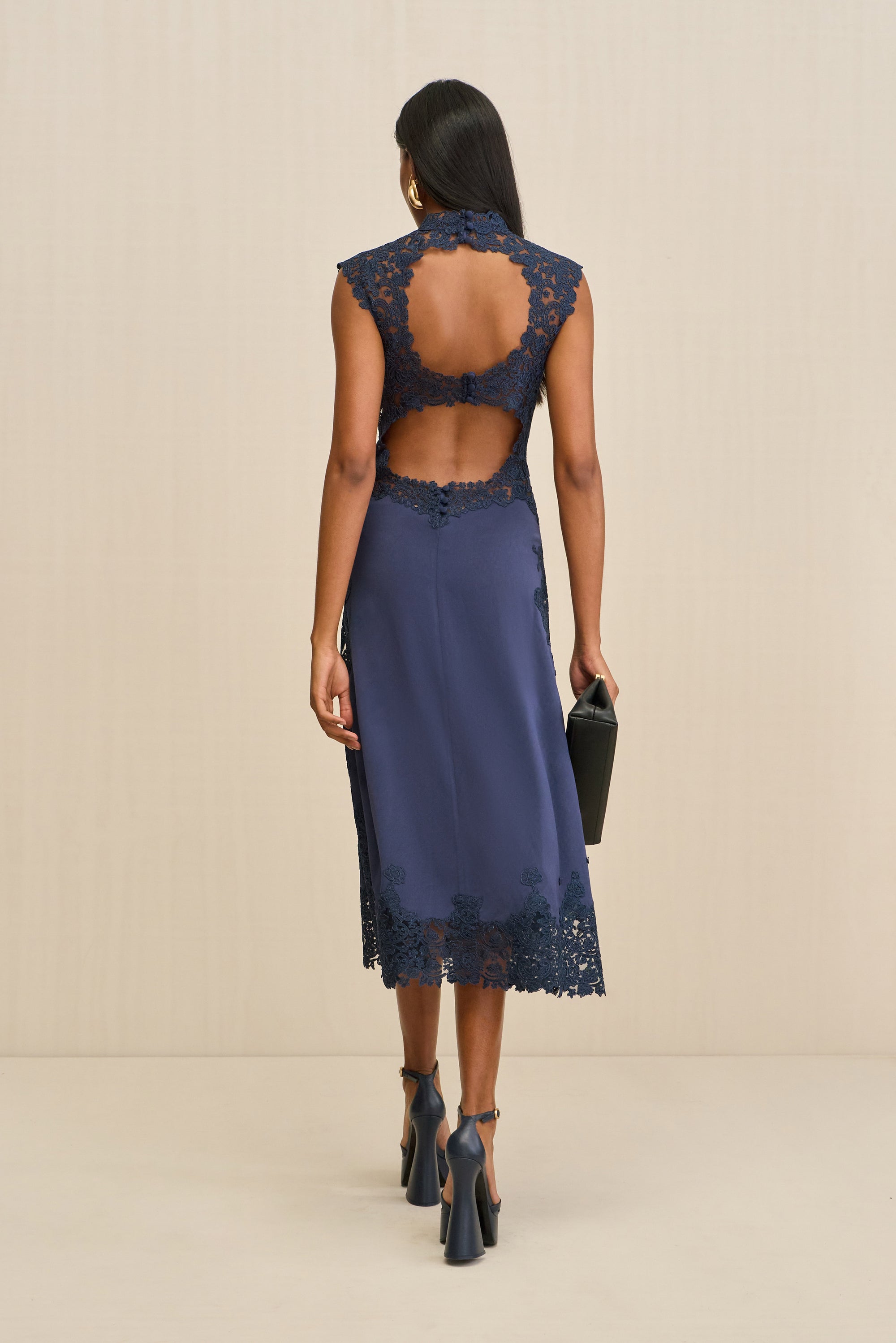 ANIMA DRESS - DEEP LAKE