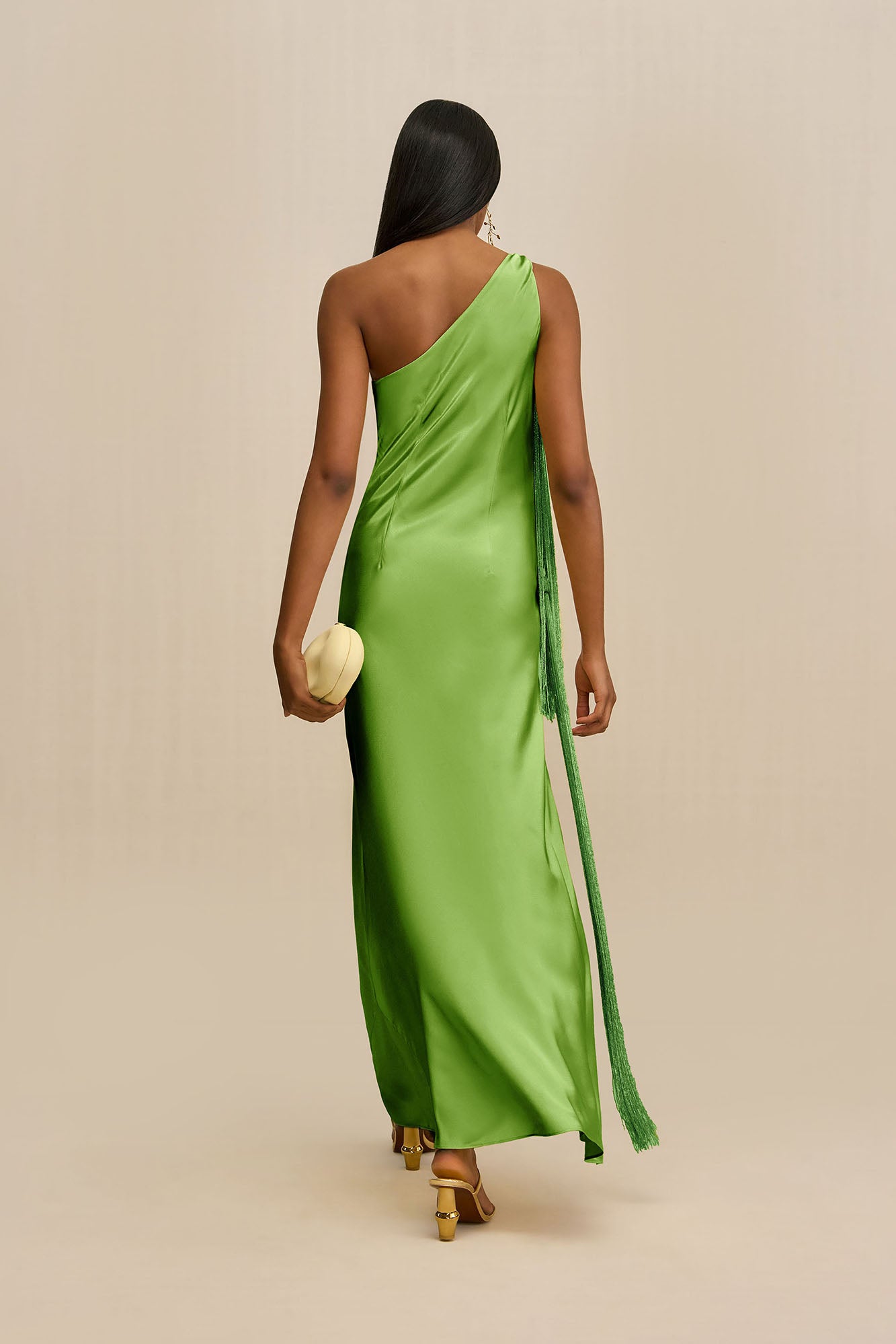 KEYA GOWN - PISTACHIO