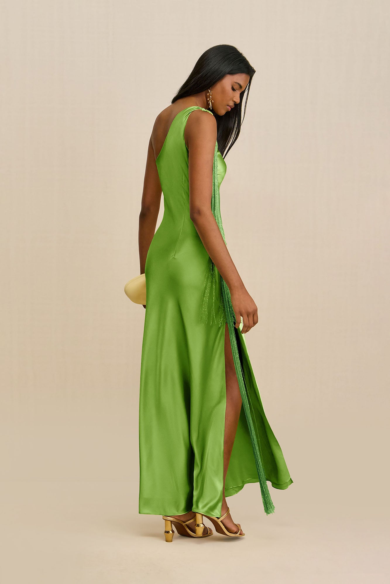 KEYA GOWN - PISTACHIO