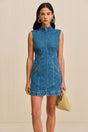 BIELLA DRESS - STONE WASH