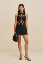 FRANCO KNIT DRESS - BLACK