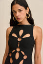 FRANCO KNIT DRESS - BLACK