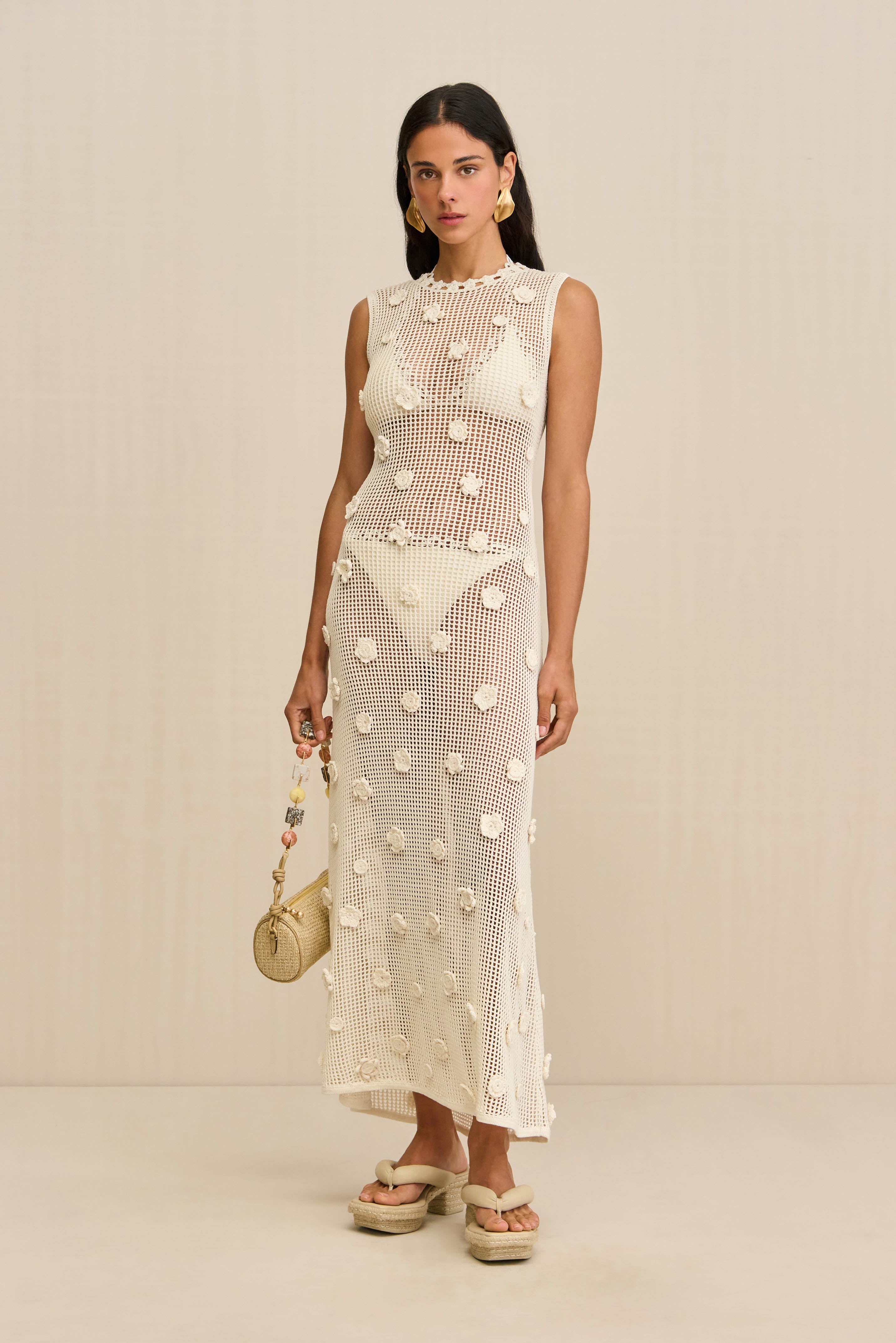 VERMEER DRESS - OFF WHITE