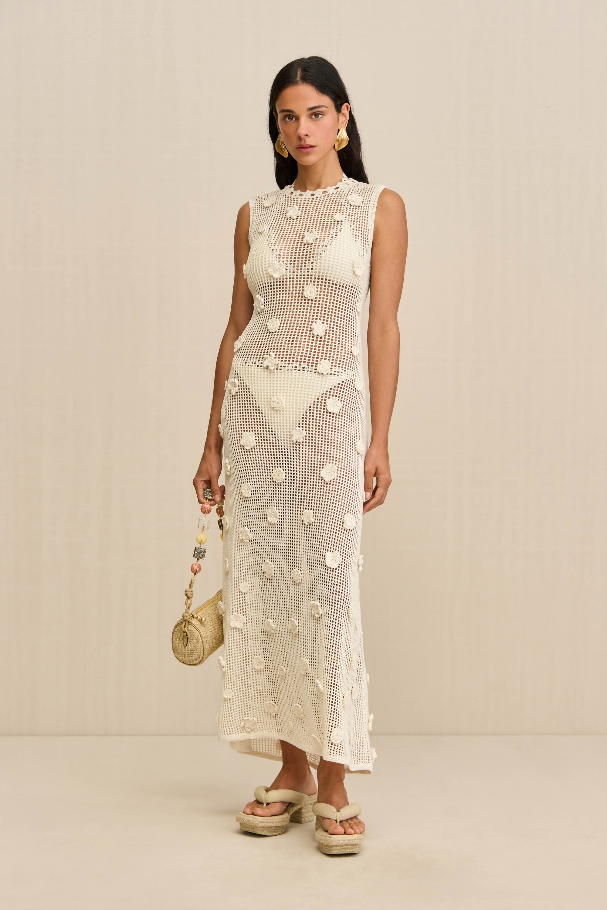 VERMEER DRESS - OFF WHITE