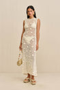 VERMEER DRESS - OFF WHITE