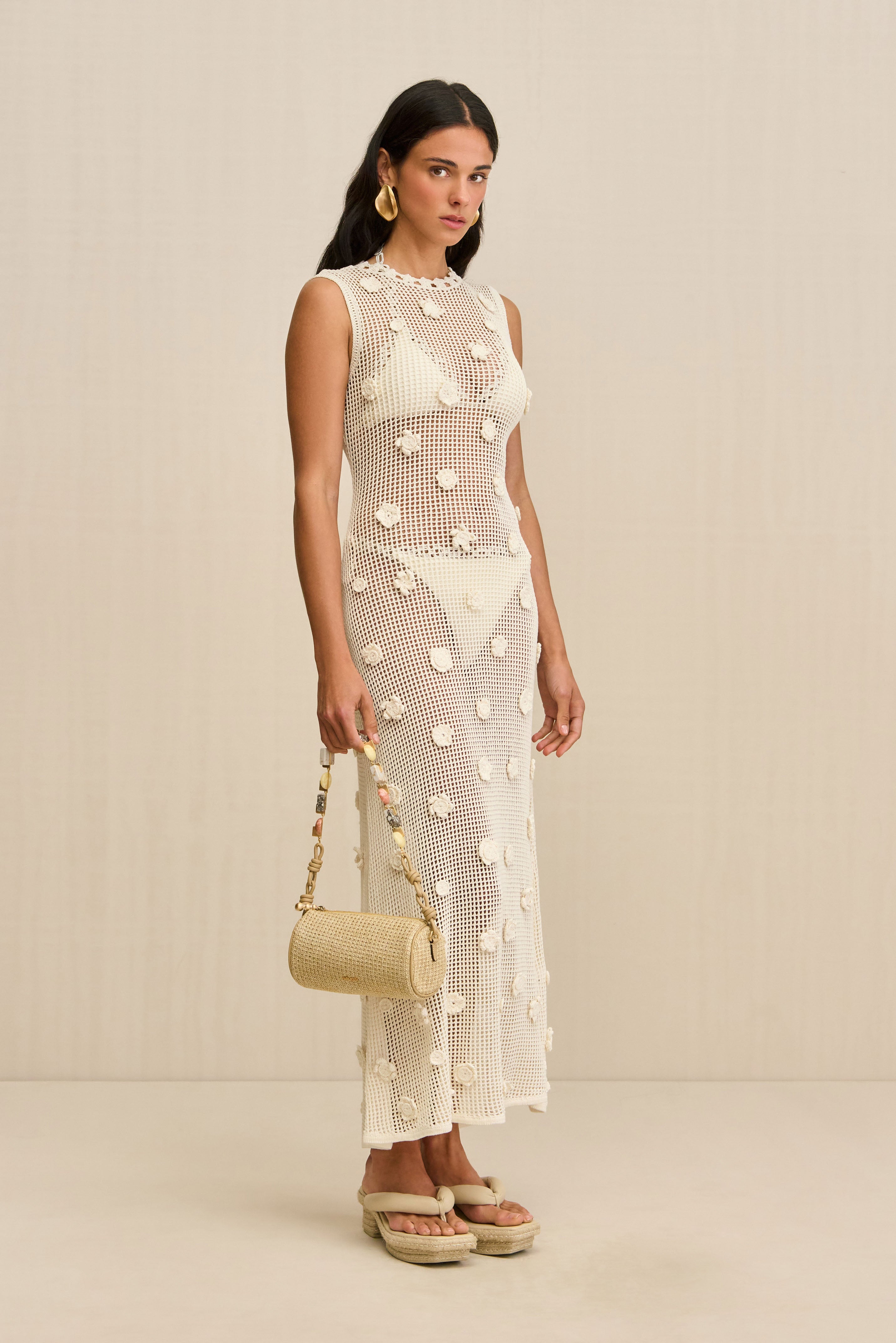 VERMEER DRESS - OFF WHITE