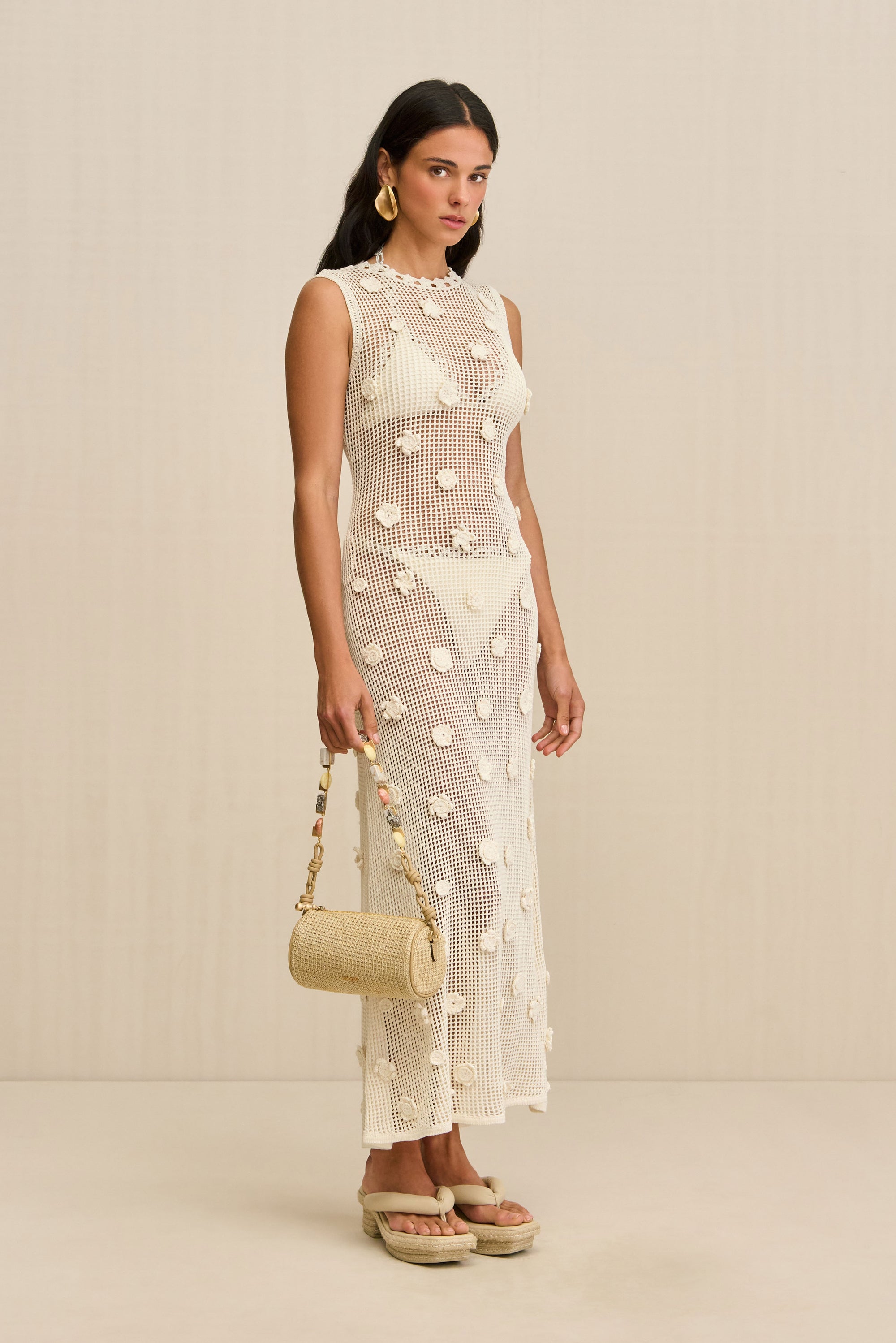 VERMEER DRESS - OFF WHITE