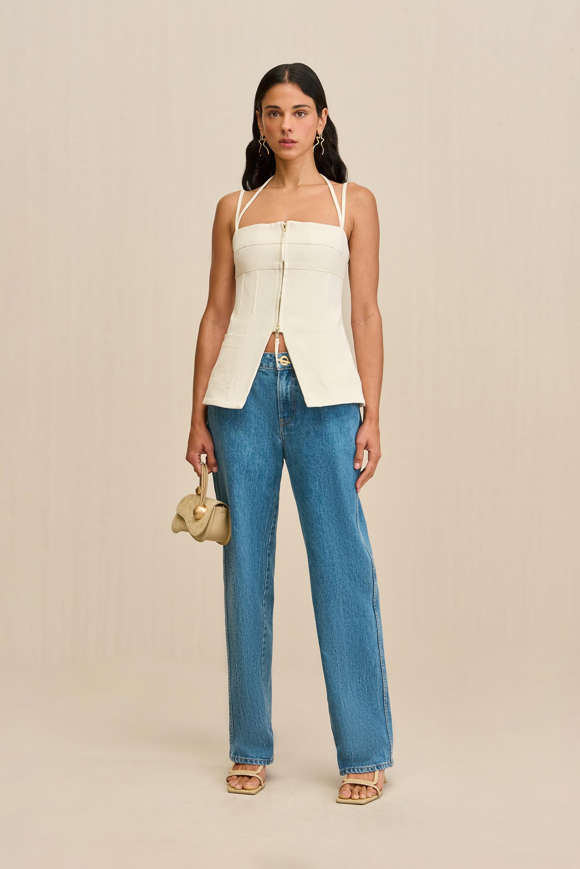 KATELLA TOP - OFF WHITE