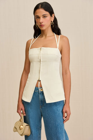KATELLA TOP - OFF WHITE