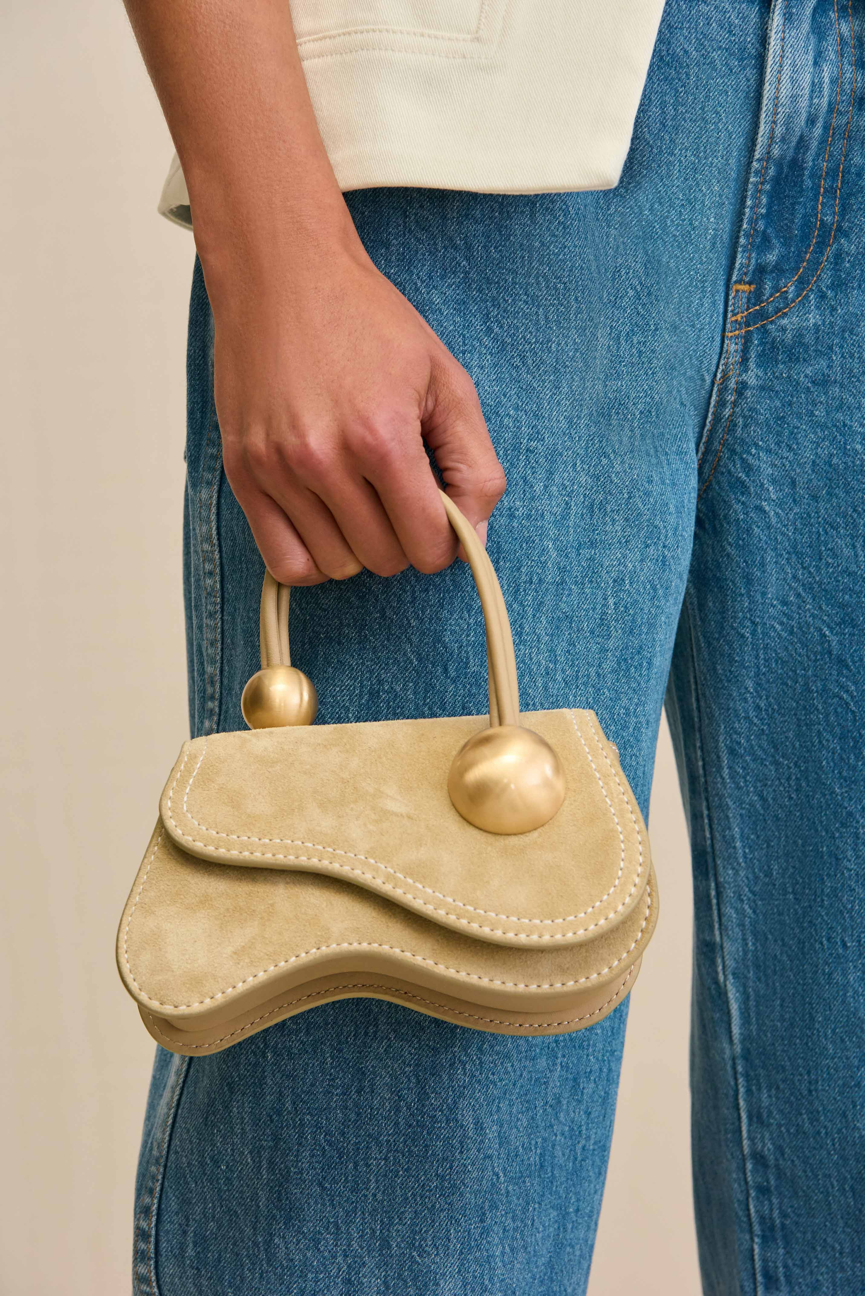KAZIA NANO CROSSBODY - SAND DOLLAR