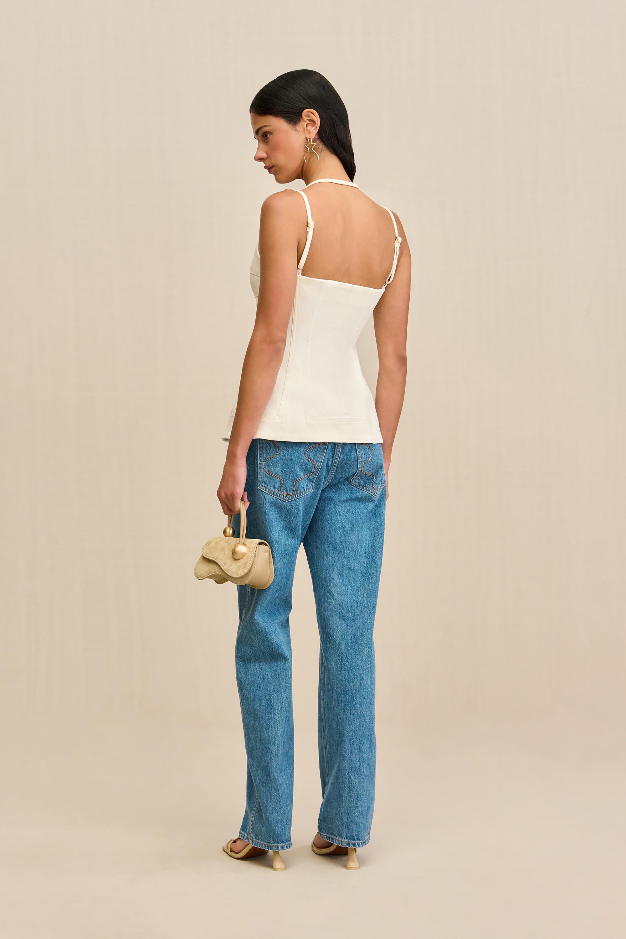 KATELLA TOP - OFF WHITE