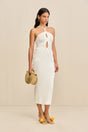 AVERY KNIT DRESS - OFF WHITE