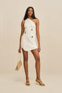 CORELINE DRESS - OFF WHITE
