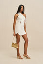 CORELINE DRESS - OFF WHITE