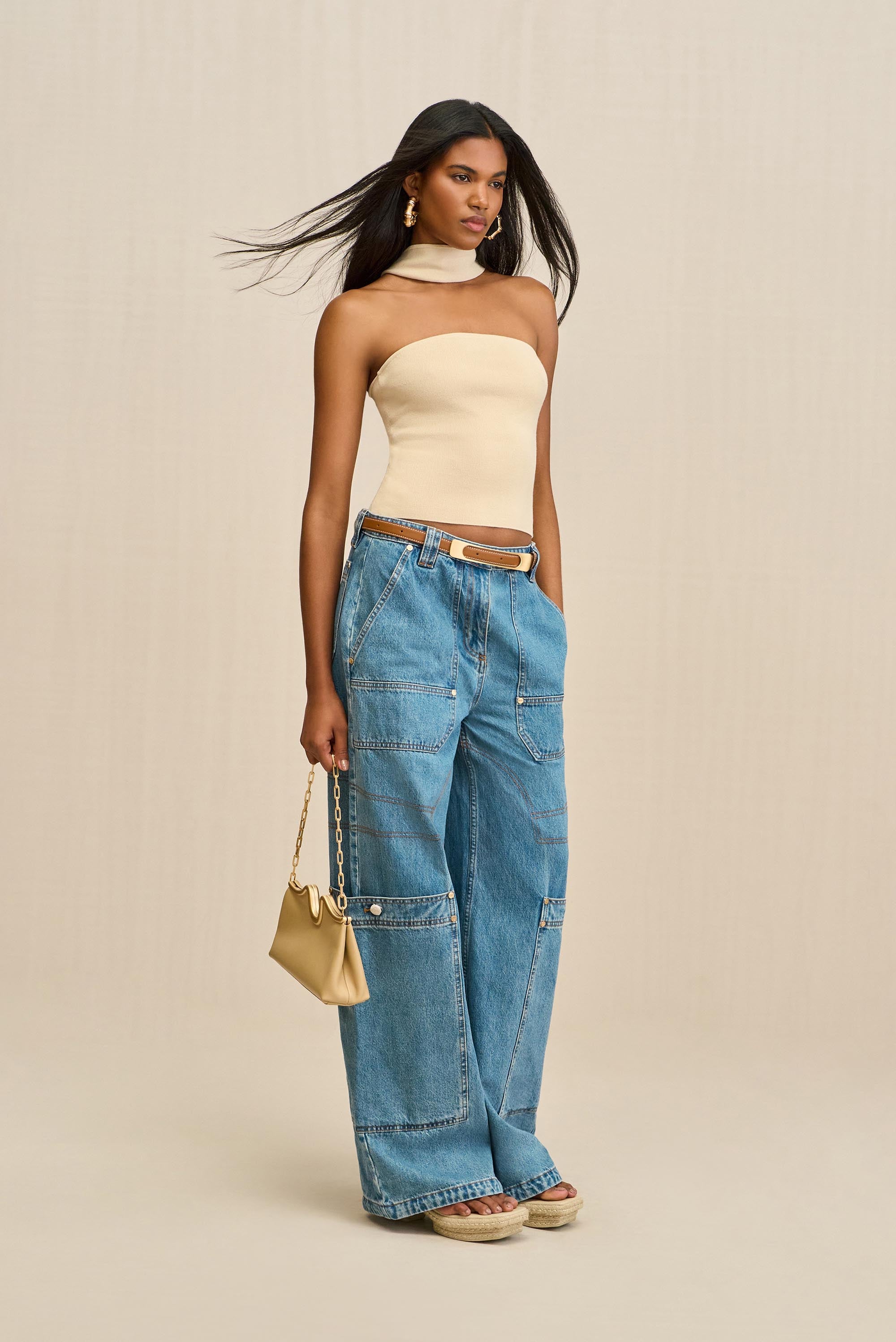 WALI KNIT TOP - BEACH
