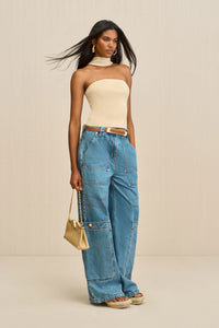 WYNN PANT - MEDIUM STONE WASH