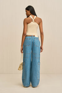 WYNN PANT - MEDIUM STONE WASH