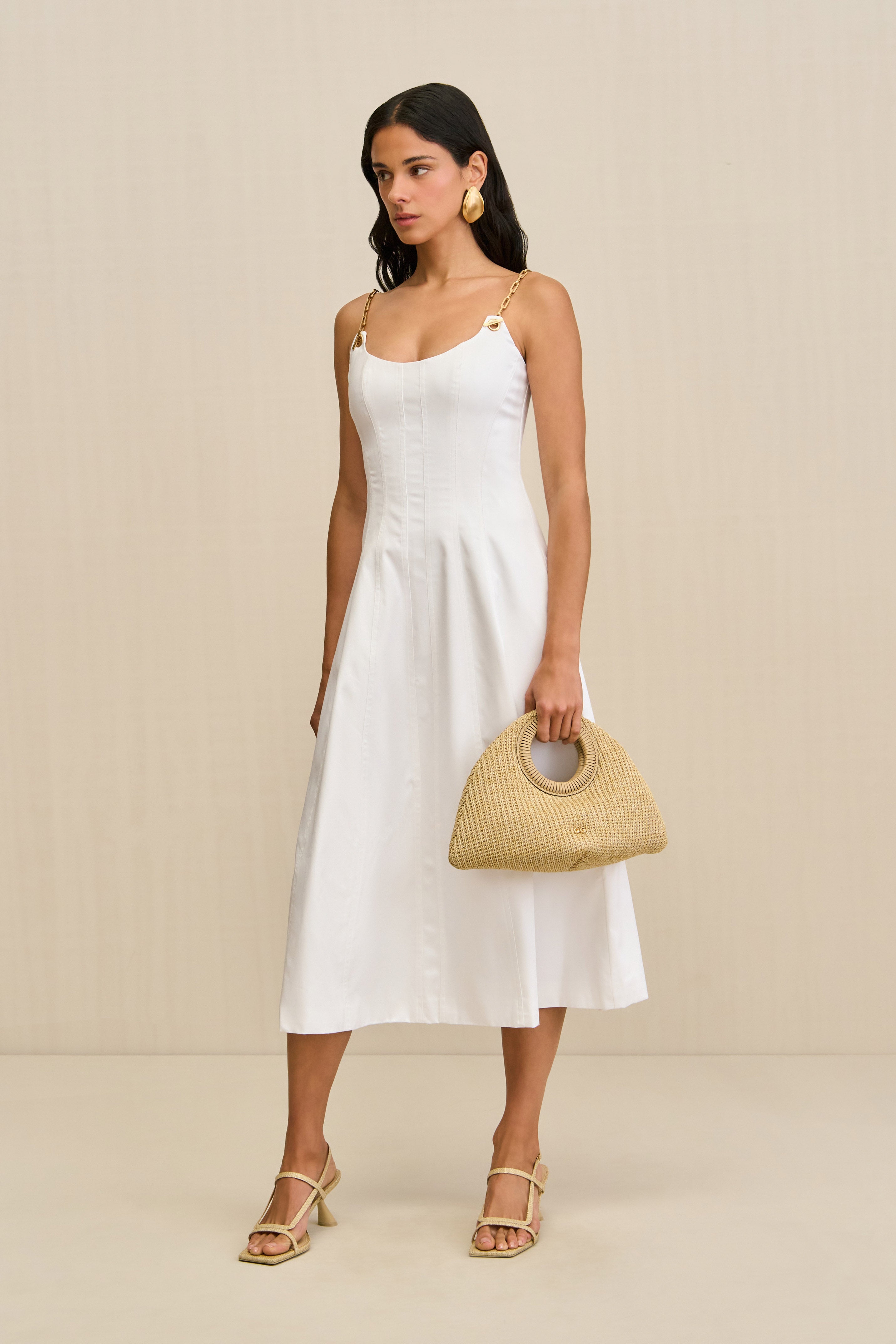 KENDRA DRESS - OFF WHITE