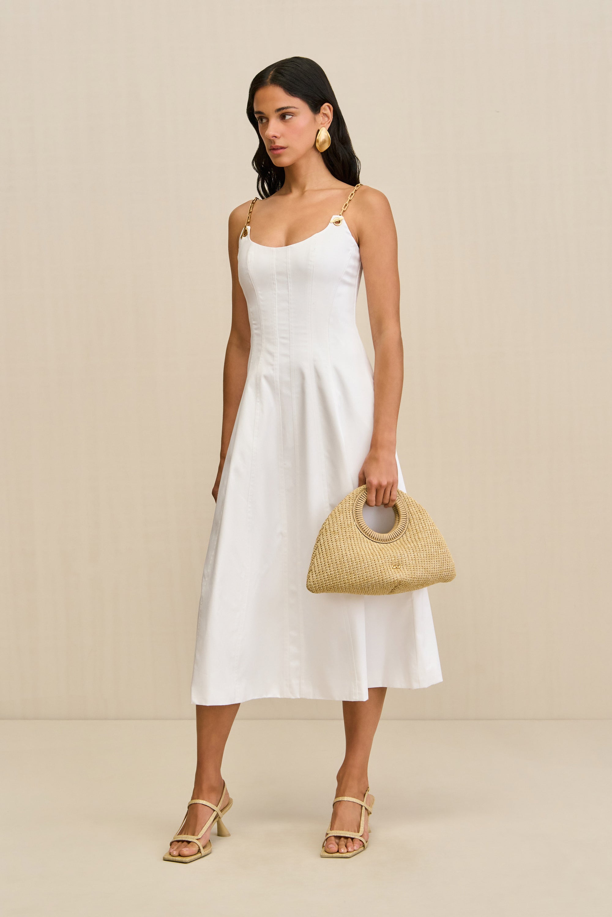 KENDRA DRESS - OFF WHITE