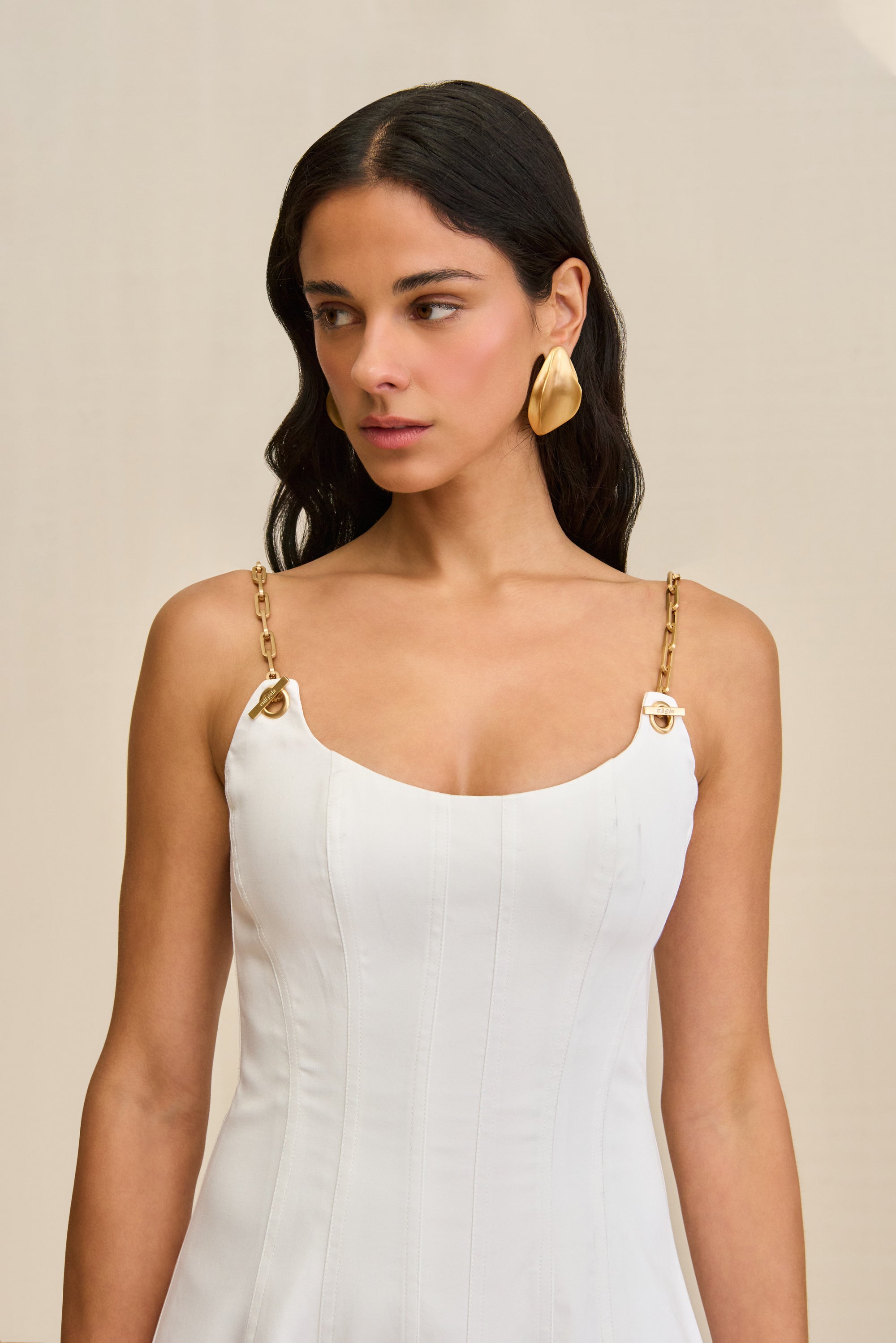 KENDRA DRESS - OFF WHITE