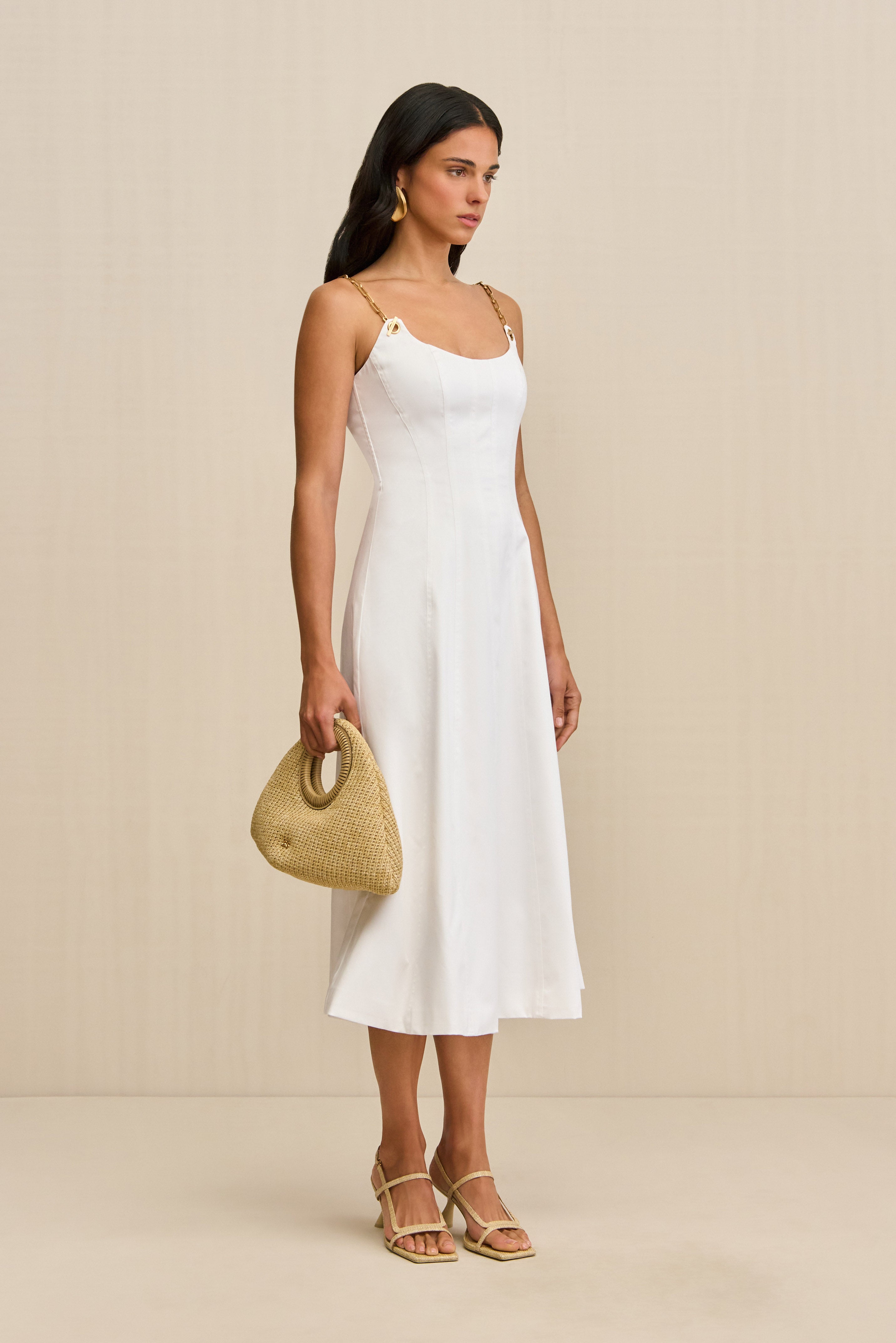 KENDRA DRESS - OFF WHITE