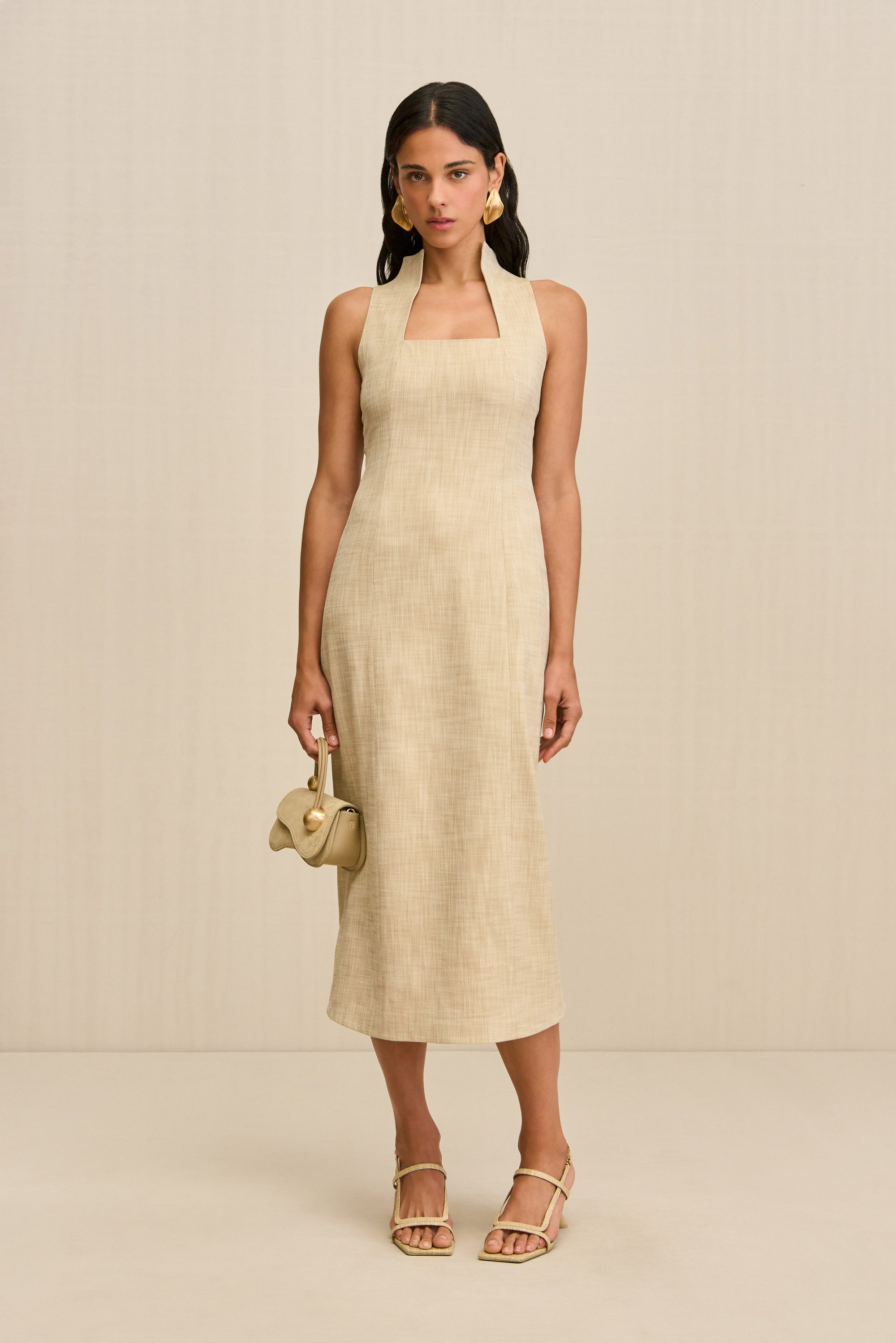 RITA DRESS - ECRU