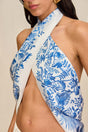 MIAMI SCARF - ADAM & EVE PRINT