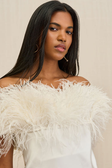TERRA GOWN - OFF WHITE | TERRA GOWN - OFF WHITE | Secondary image
