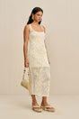 NISSA KNIT DRESS - OFF WHITE