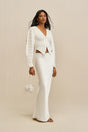 BLAIR KNIT CARDIGAN - OFF WHITE