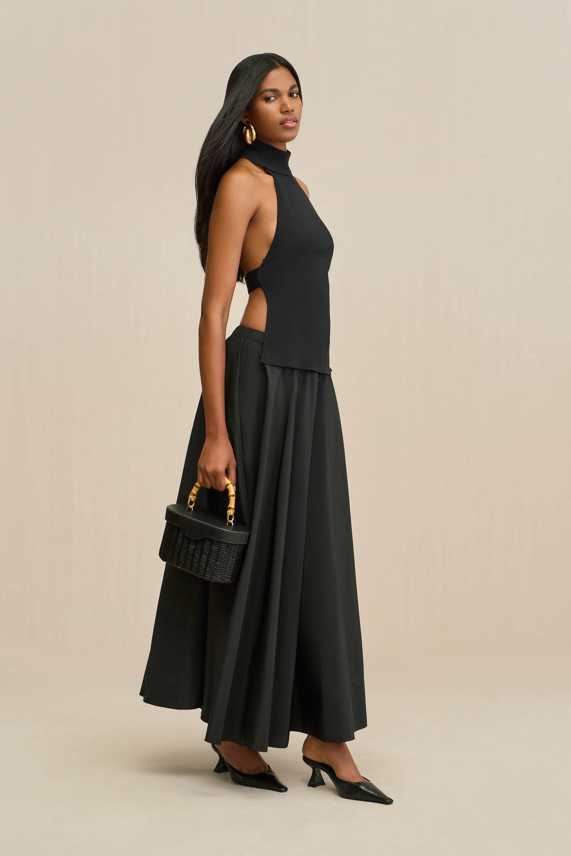 ROSALEE SKIRT - BLACK