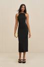 CASSI KNIT DRESS - BLACK