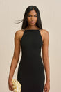 CASSI KNIT DRESS - BLACK