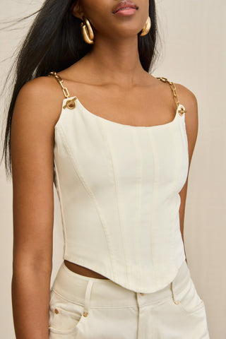 FIANNA TOP - OFF WHITE