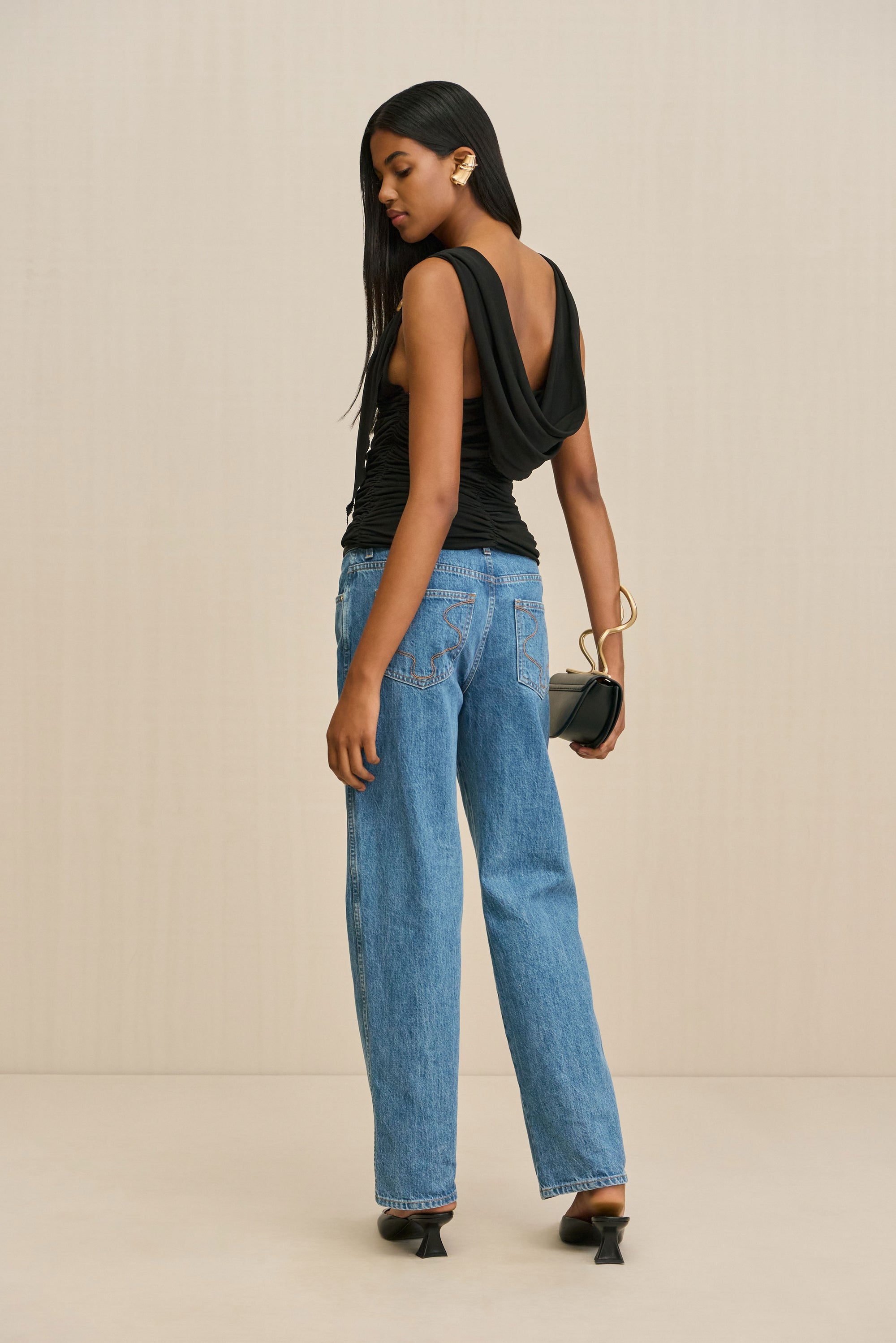 TALISA TOP - BLACK