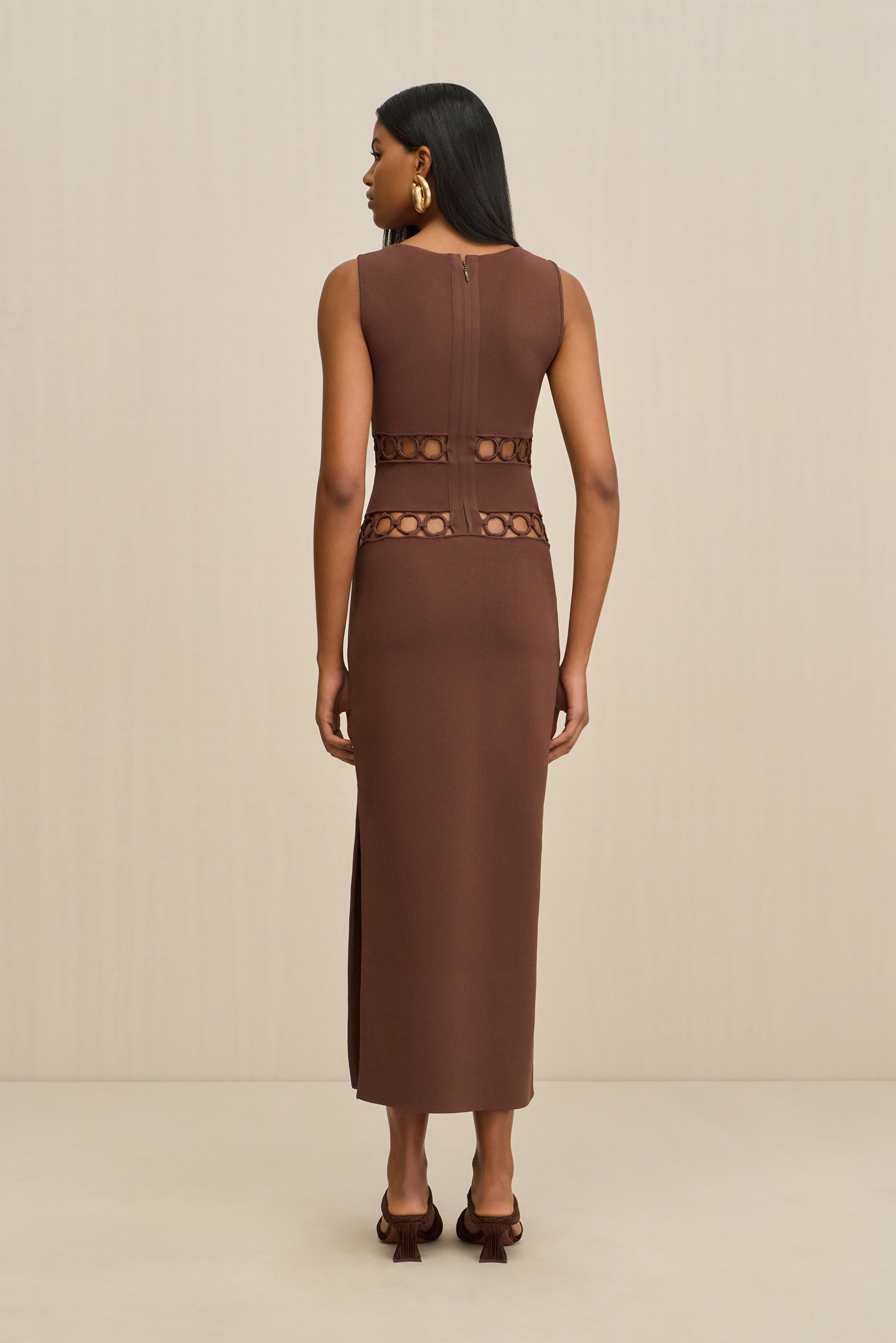RIVER KNIT DRESS - JAVA