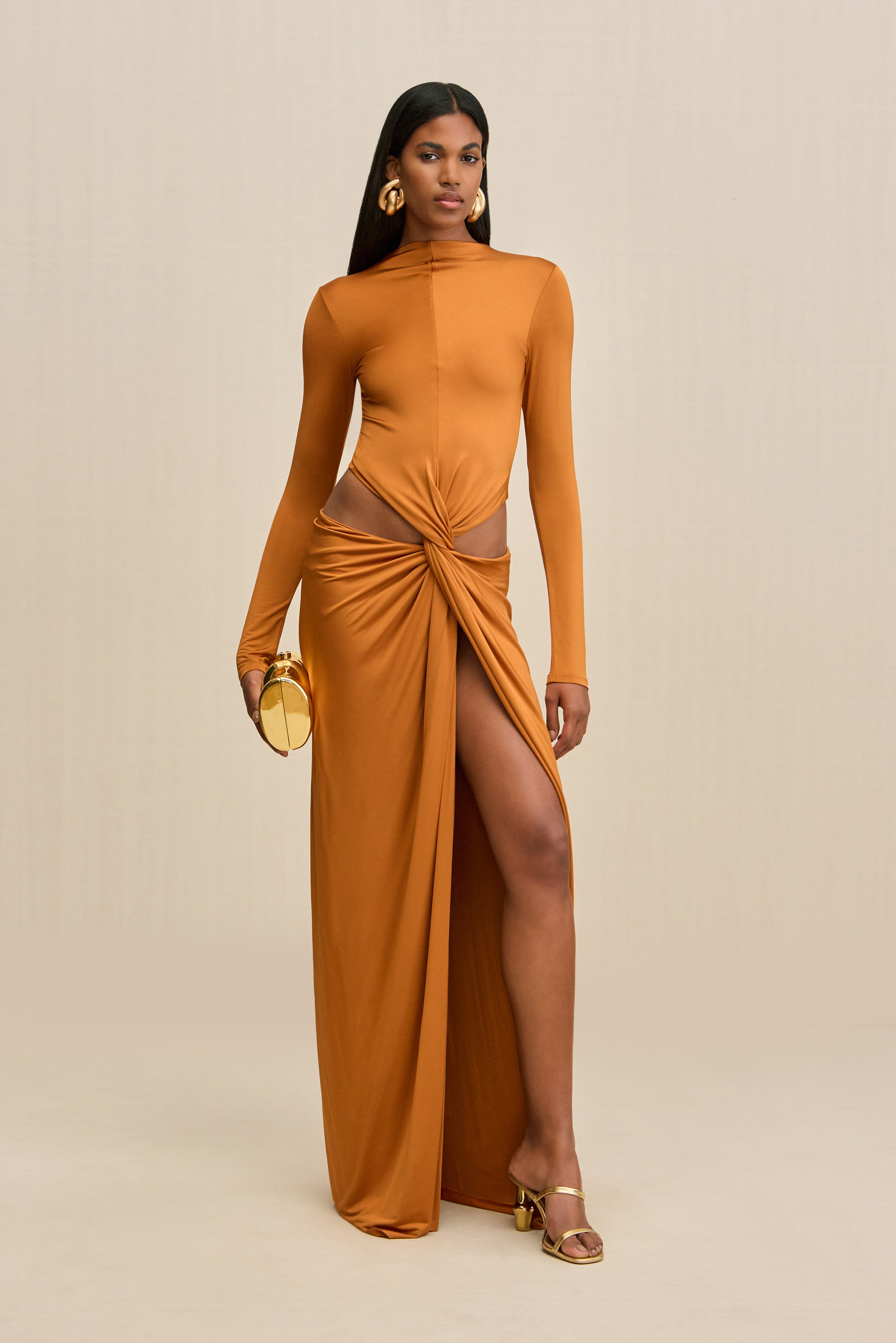 KERI GOWN - BOURBON – CULT GAIA