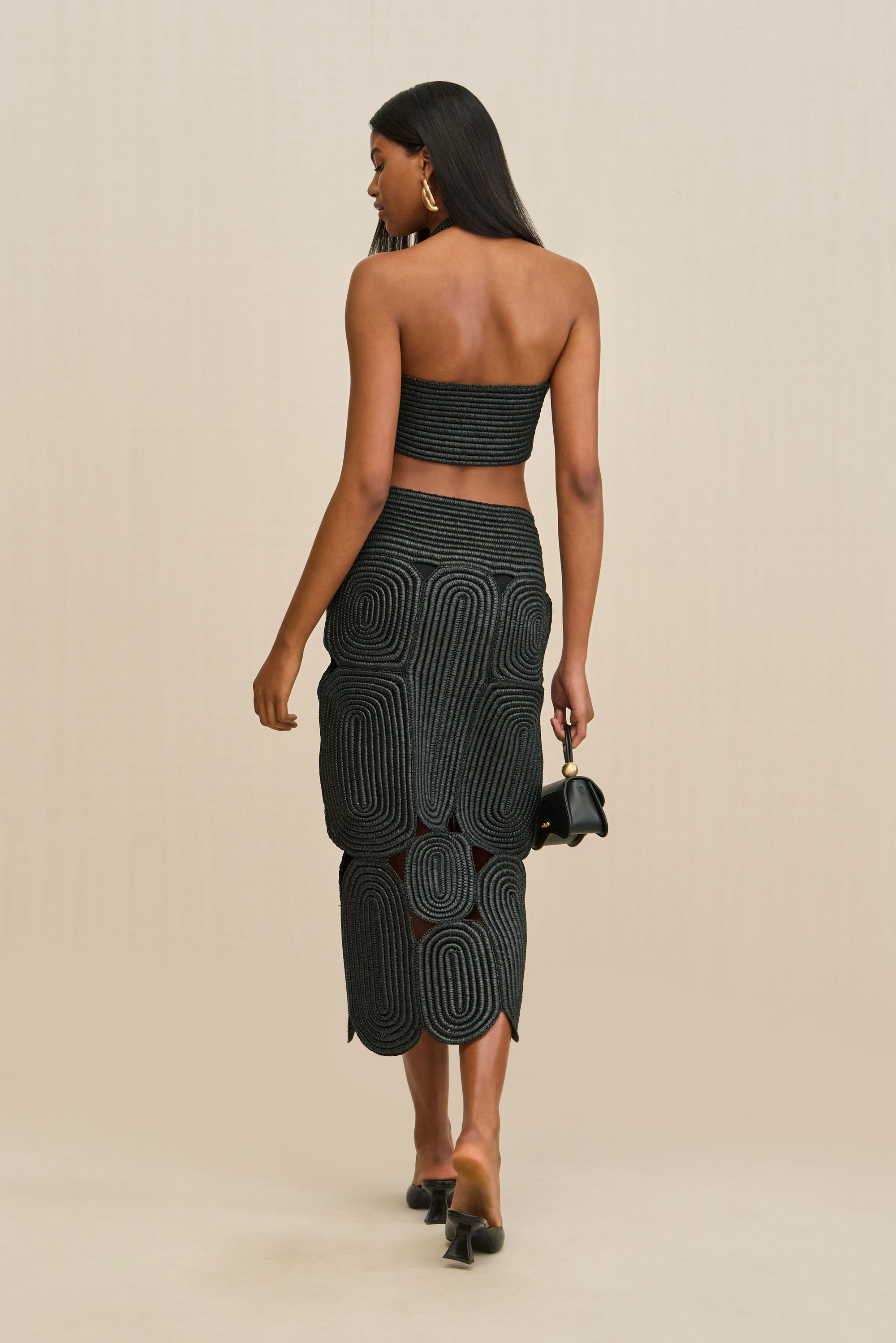 Cult Gaia - Leila Crochet Dress - Black Cult Gaia - Leila Crochet Dress - Black