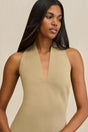 CAIA KNIT DRESS - NUTMEG